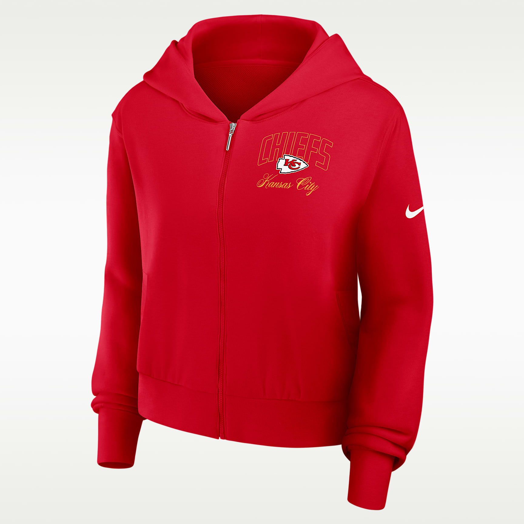 CHIEFS、ジップパーカー Kansas City Chiefs Primetime Women's Nike NFL Full-Zip Hoodie